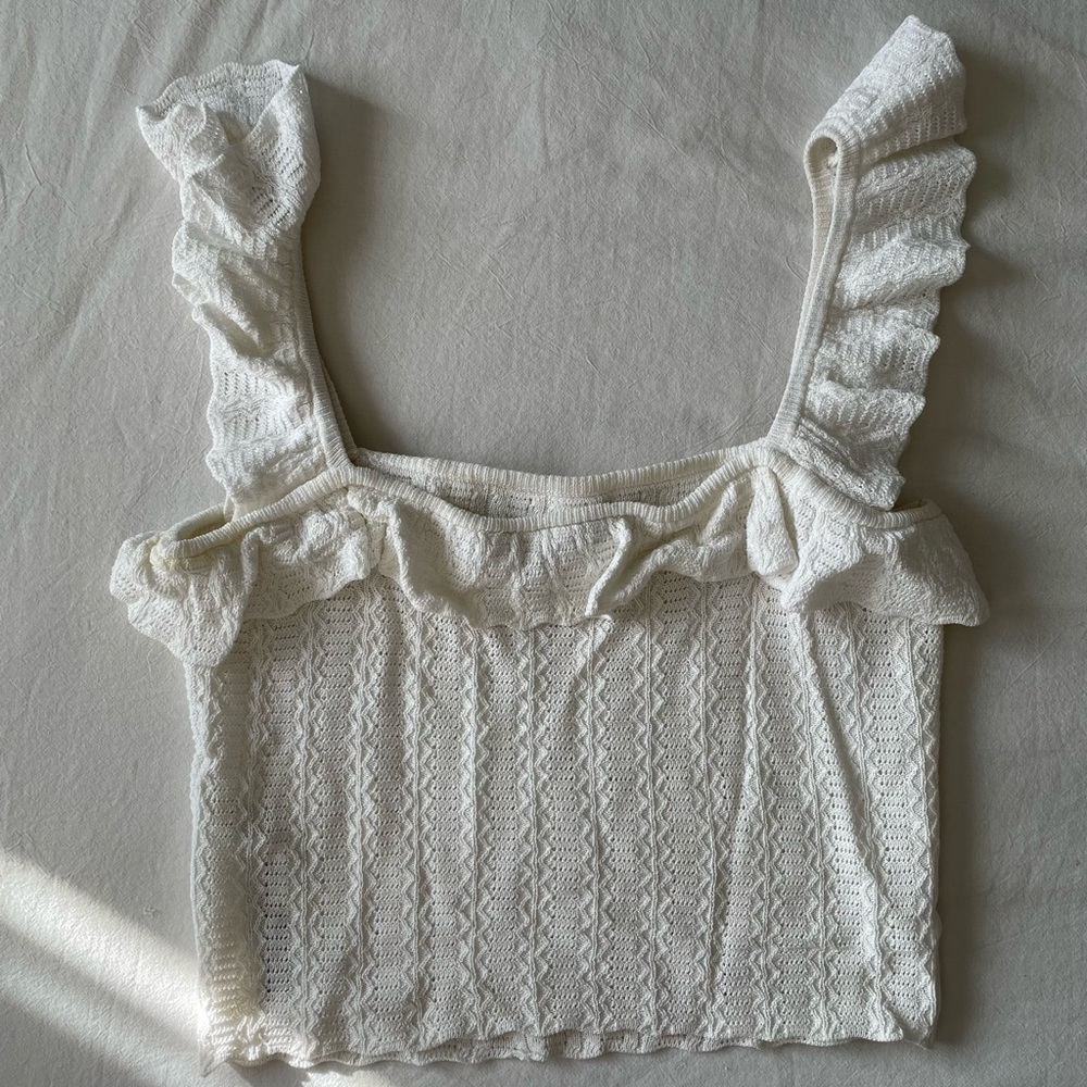 Zara Crochet Cropped Top